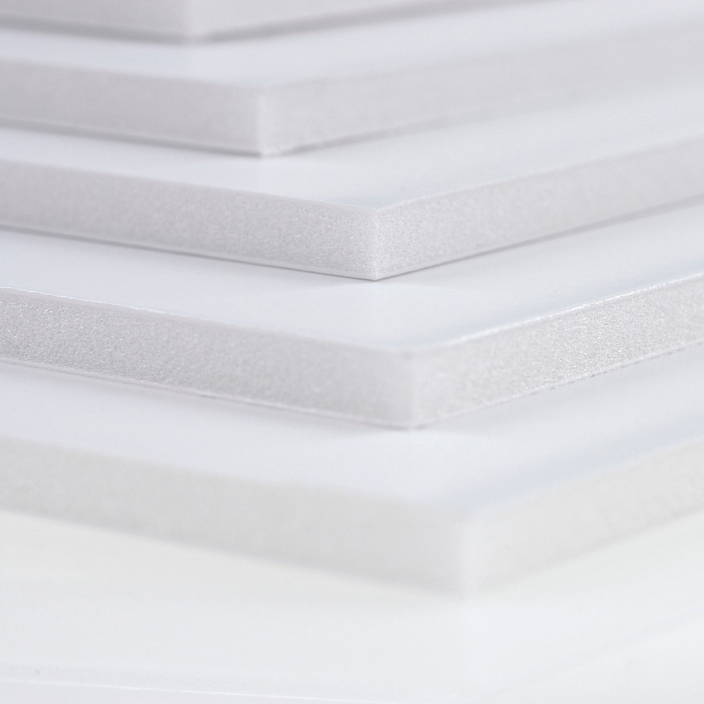 Stack of pre cut White foamboards